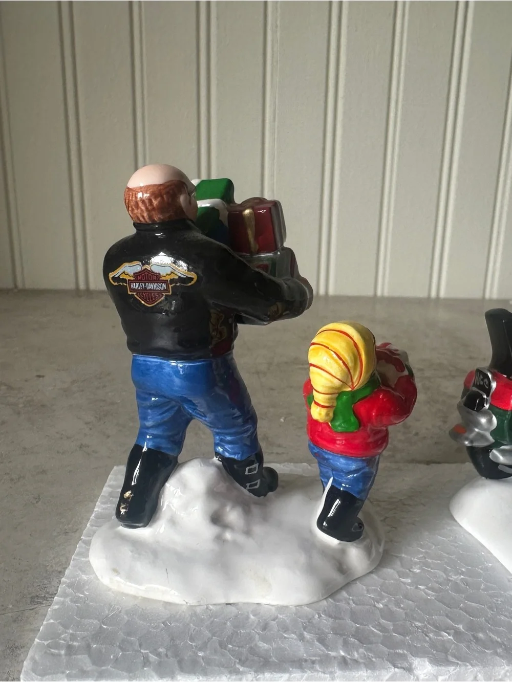 Dept 56 Snow Village A Harley-Davidson Holiday 2pc #54898 Christmas Accessory